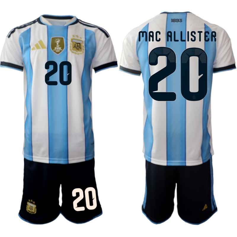 Men Argentina Long sleeve home 07 style 2026 World Cup Soccer jersey->argentina jersey->Soccer Country Jersey